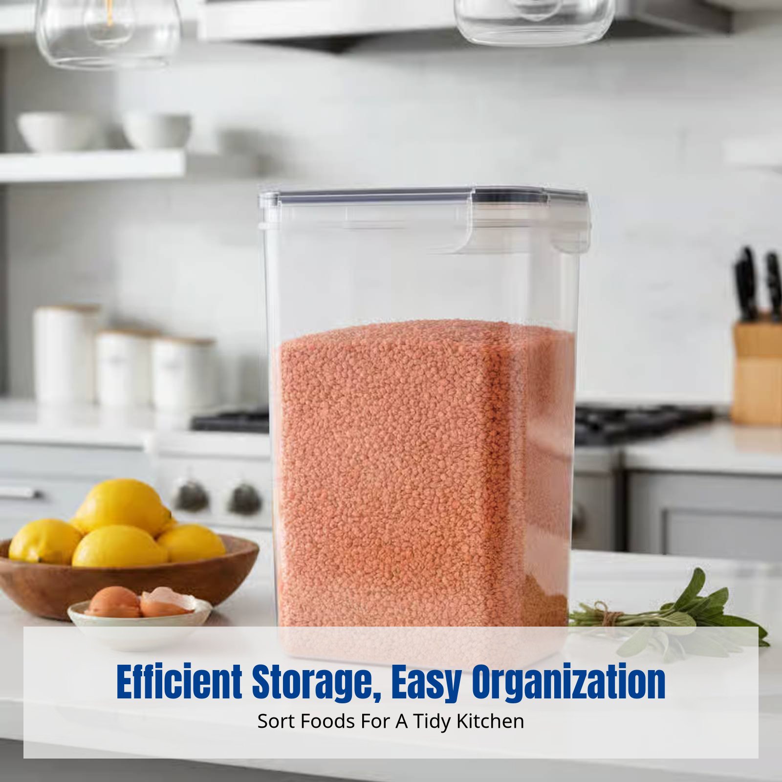 Food Storage For Refrigerator - Luchtdicht bewaardozen set, grote capaciteit, transparant,