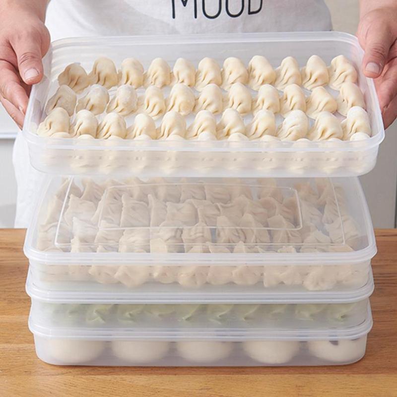 Food Storage For Refrigerator - Transparante keukenopbergdoos, koelkastorganizer, voedselveilige plastic containers,
