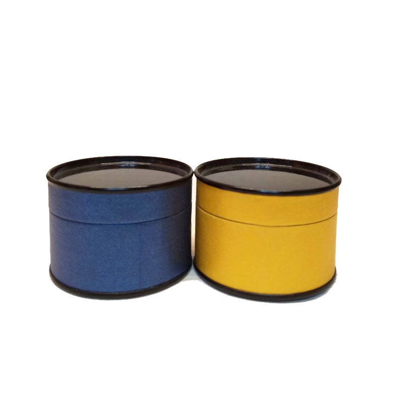 Food Storage Yellow - 30 STKS blauw/geel Kartonnen Pot Papieren