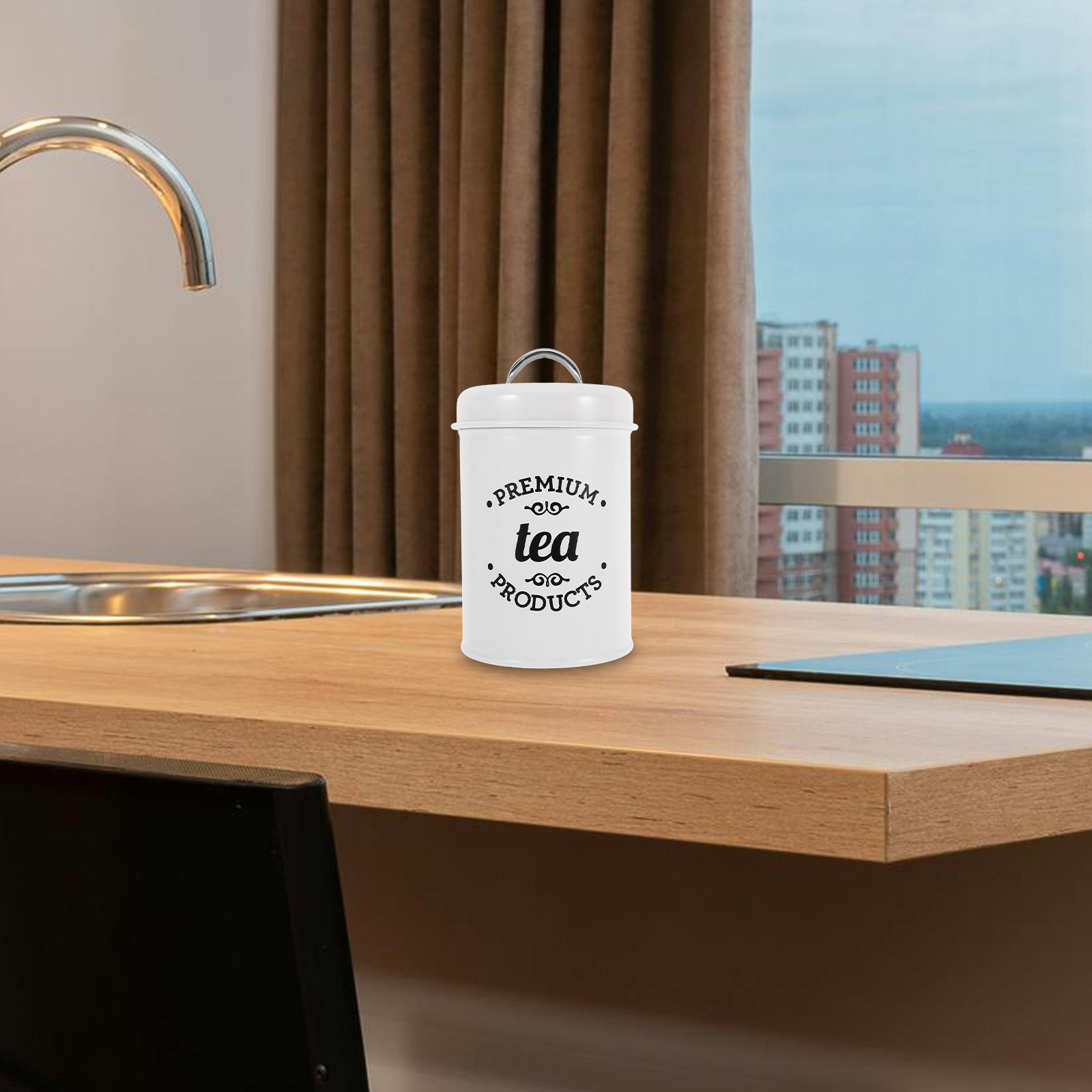 Food Storage And Preservation - Luchtdichte metalen blikjesset voor koffie, suiker,