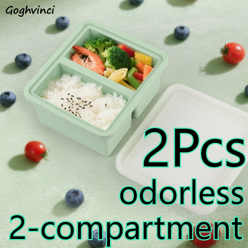 Food Storage Freezer Containers - Lunchbox Magnetronbestendig Vriesvak Voedselopslagcontainer Draagbaar Gemakkelijk