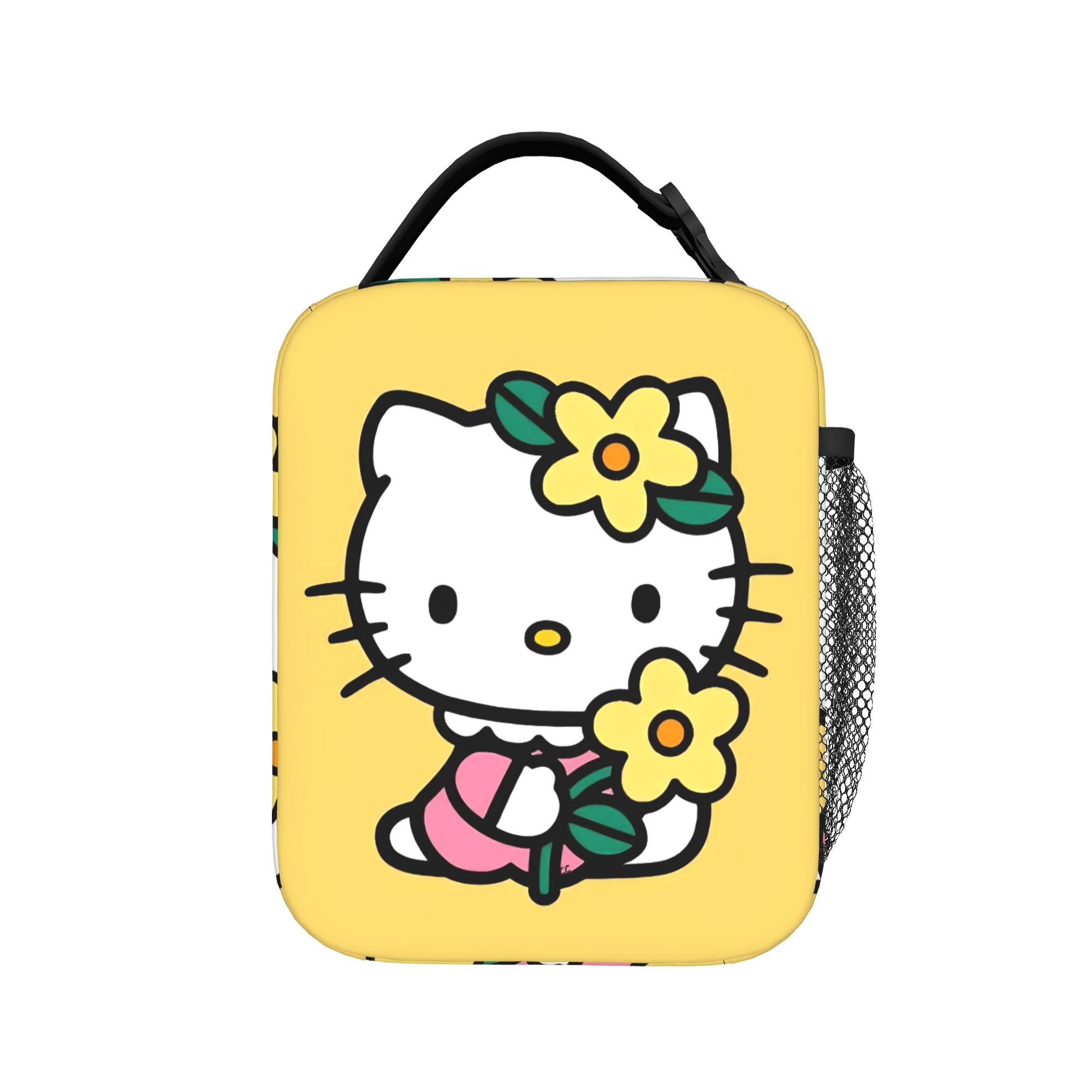 Food Storage Yellow - Gele K-Kittys Mooie geïsoleerde lunchtas Koeltas