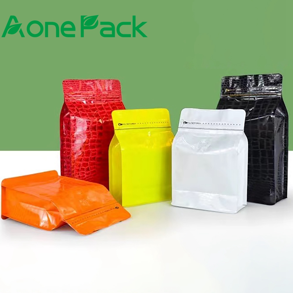 Food Storage Yellow - 100 stks Zwart/Rood/Oranje/Geel Krokodil Patroon 250g