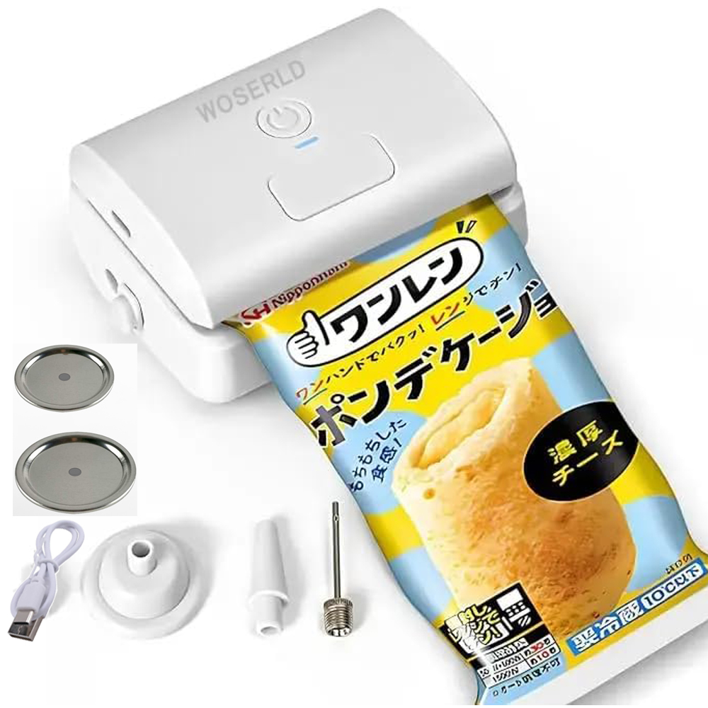 Food Storage Vacuum Pump - Unieke 7-in-1 automatische mini-oplaadbare vacuümsealer voor