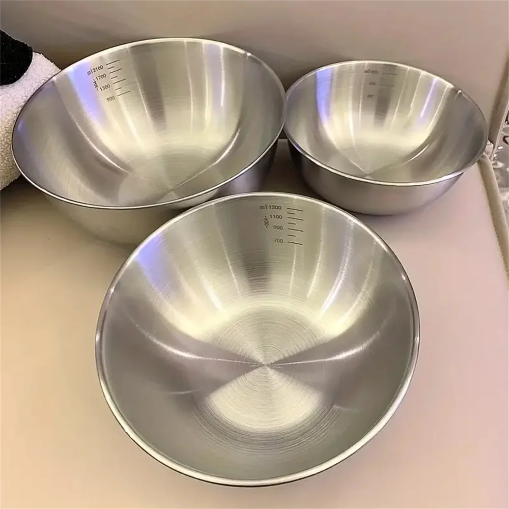 Food Storage And Preservation - 1-3-delige RVS kommenset met weegschaal voor