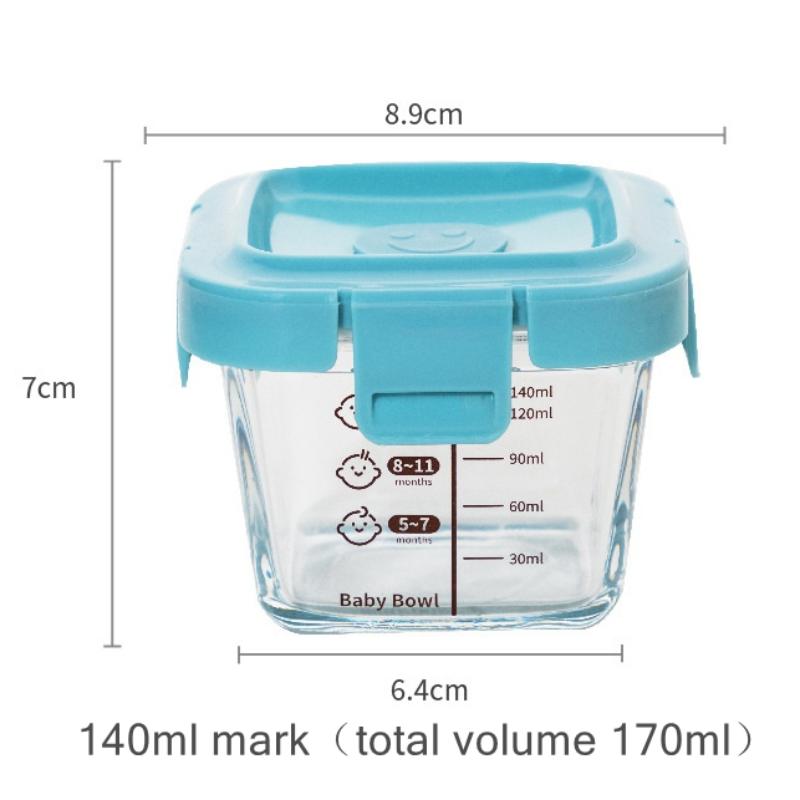 Food Storage Glass Containers - En hittebestendige opbergdoos Spock 3-in-1 draagbare