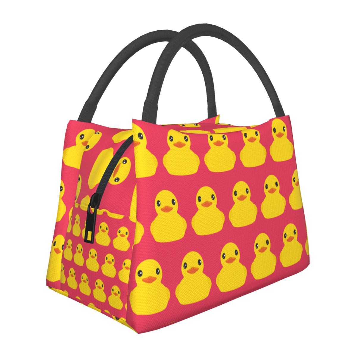 Food Storage Yellow - Gele klassieke rubberen eend geïsoleerde lunchtas