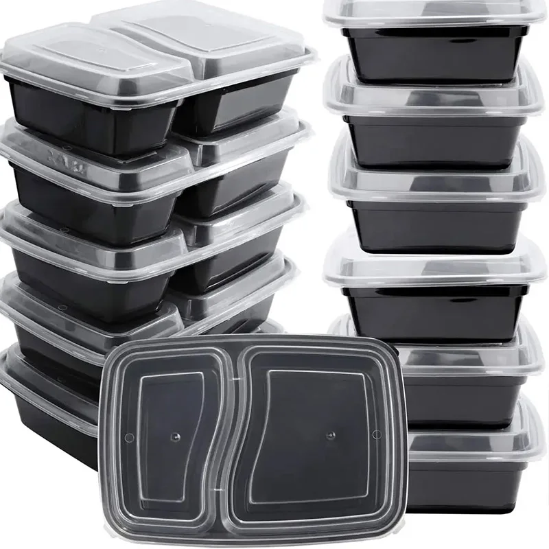 Food Storage Freezer Containers - 10 sets wegwerp voedseldozen met deksels