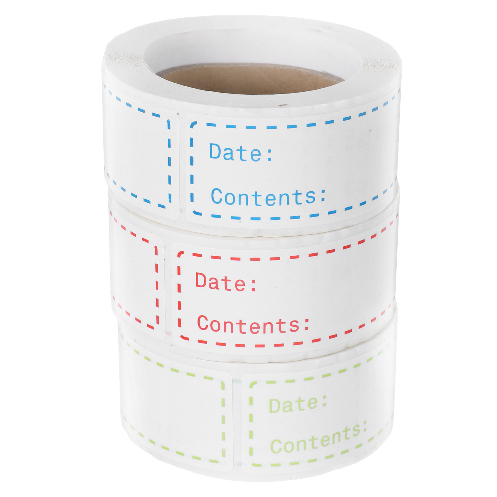Food Storage Labels - 3 Rollen Zelfklevende Etiketten voor Voedselopslag,