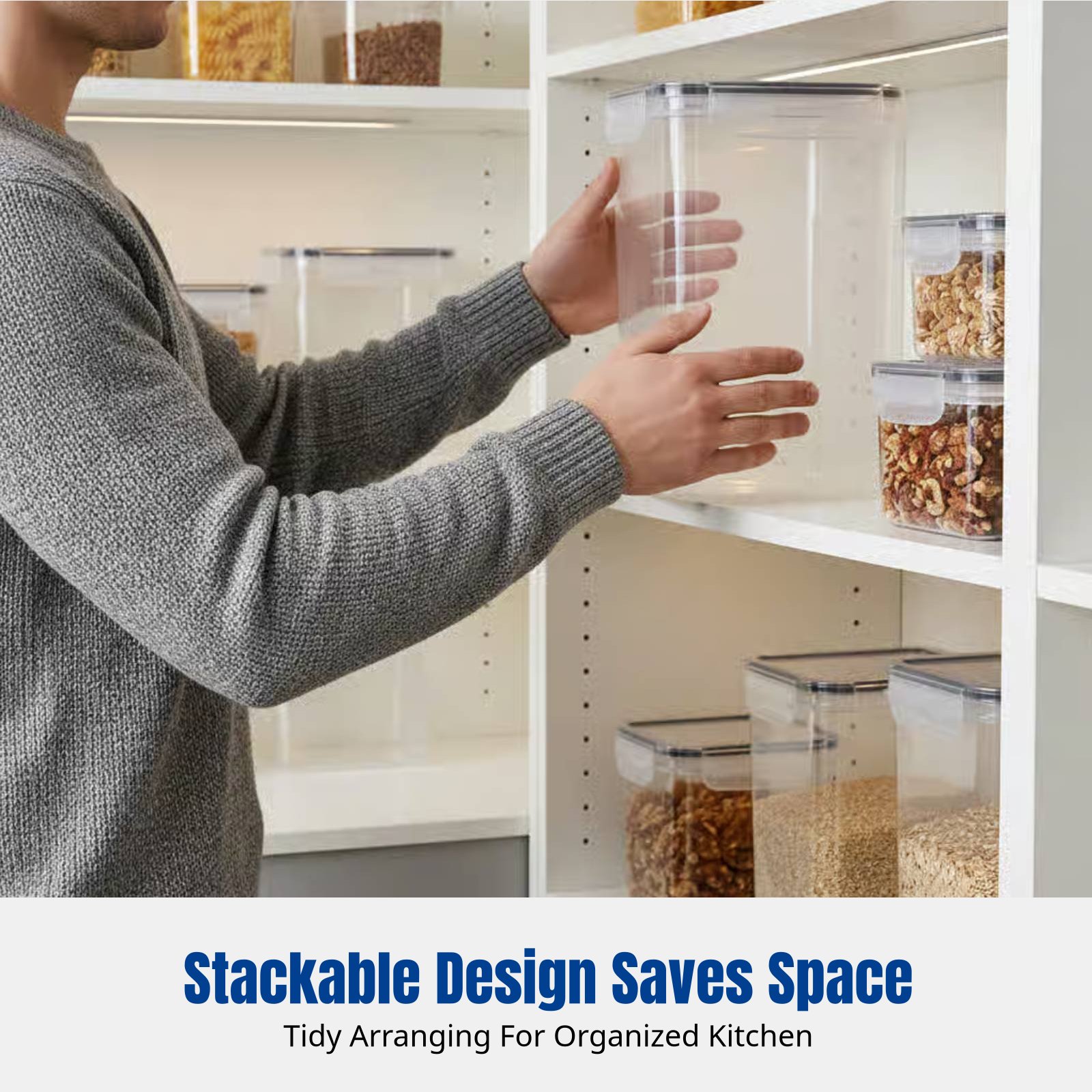 Luchtdicht bewaardozen set, gr - Food Storage For Refrigerator recensie en prijs