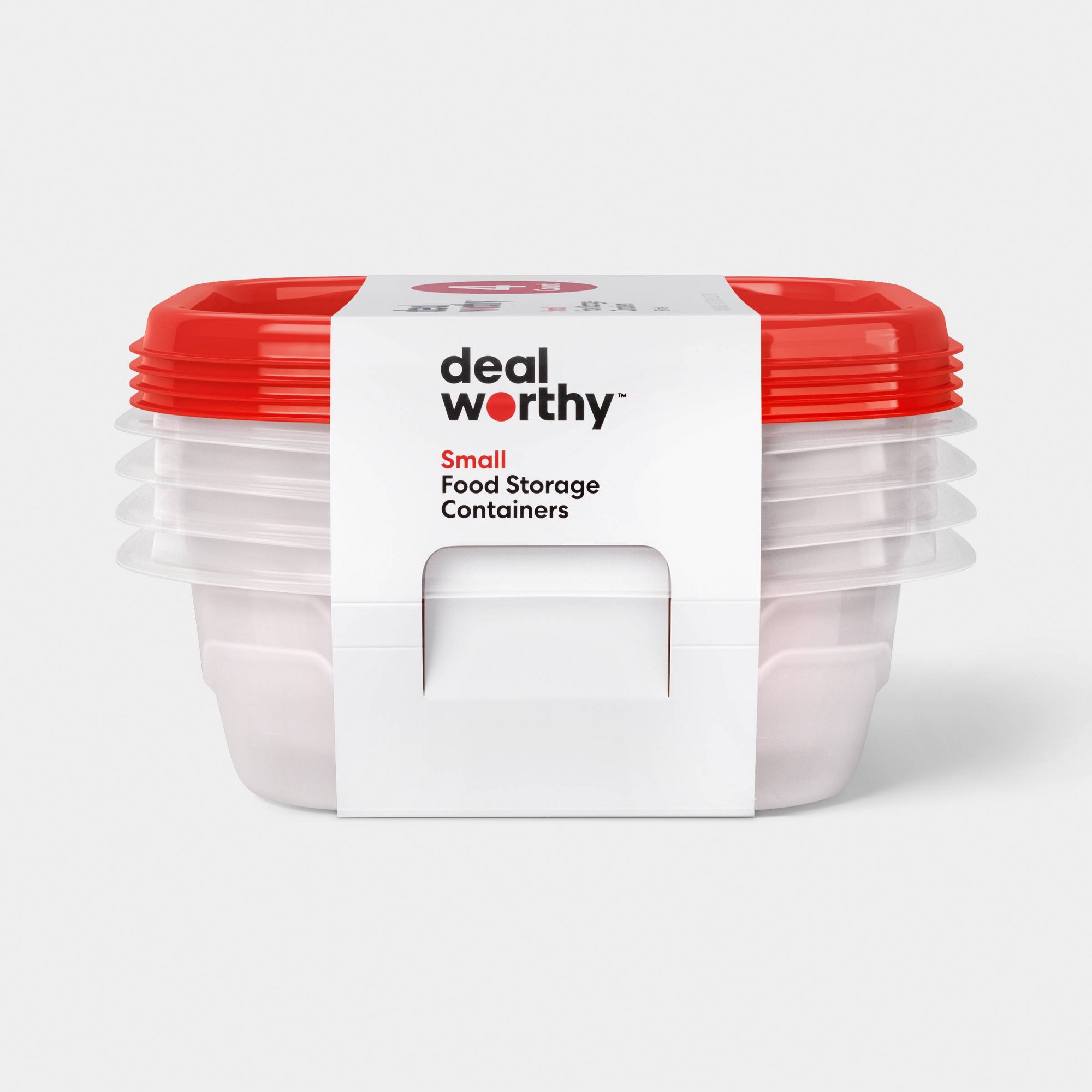 4-delige kleine vierkante voed - Food Storage For Pantry recensie en prijs
