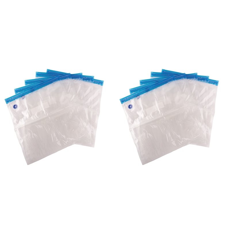 10 STKS Herbruikbare vacuümzak - Food Storage Vacuum Pump recensie en prijs