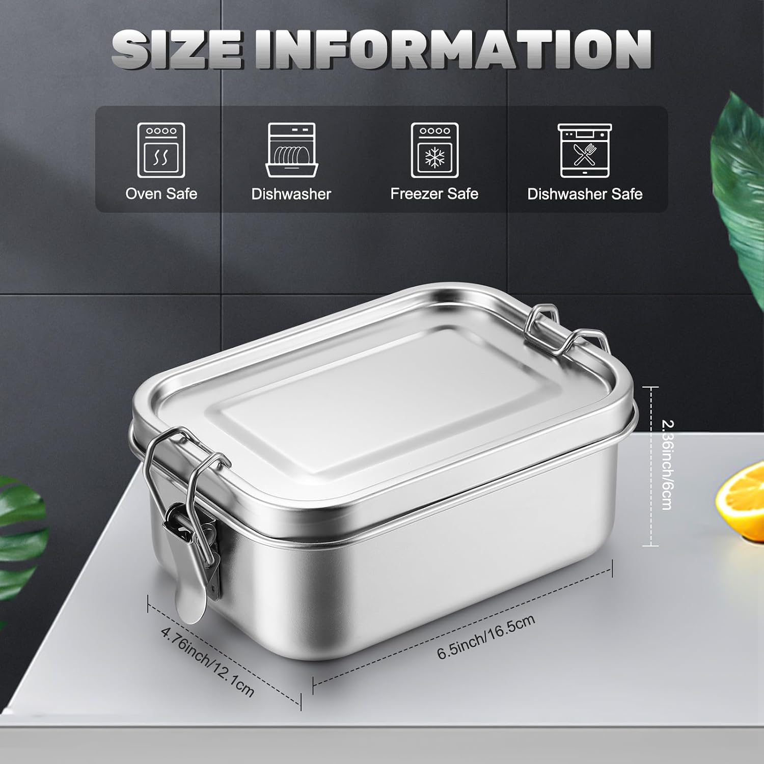 Roestvrijstalen voedselbewaarc - Food Storage Freezer Containers recensie en prijs