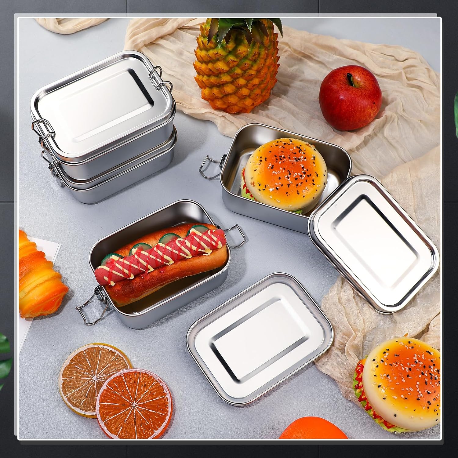 Roestvrijstalen voedselbewaarc - Food Storage Freezer Containers recensie en prijs