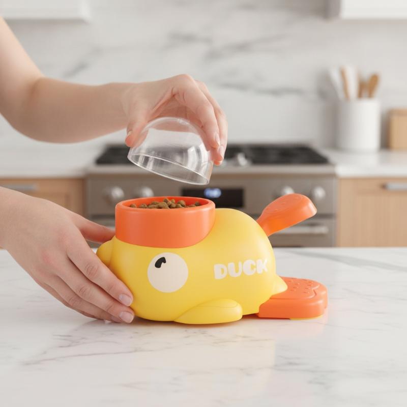 Klein patroon met gele eendjes - Food Storage Yellow recensie en prijs