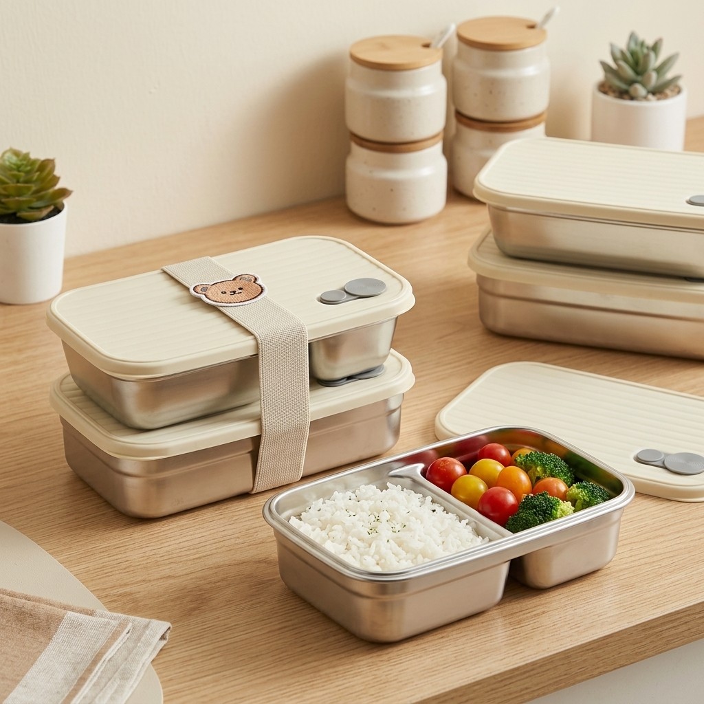 RVS Bento Box Metalen Lunchbox - Food Storage Stackable Containers recensie en prijs