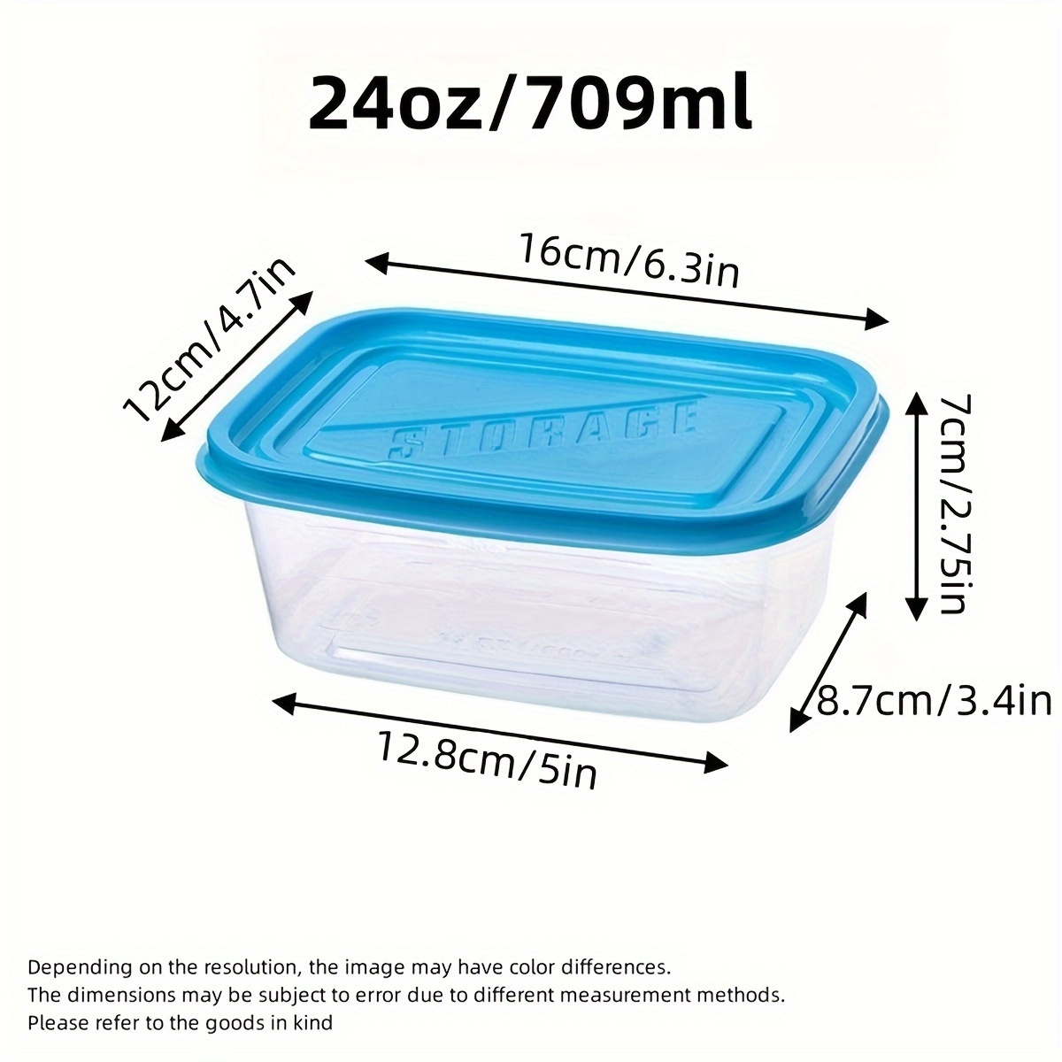 Een set van 6 transparante, st - Food Storage Stackable Containers recensie en prijs
