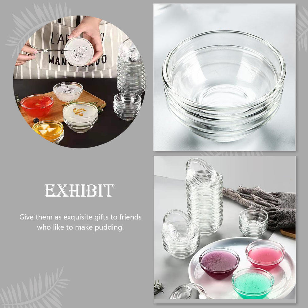 4-delige glazen jellibekers, p - Food Storage Glass Containers recensie en prijs