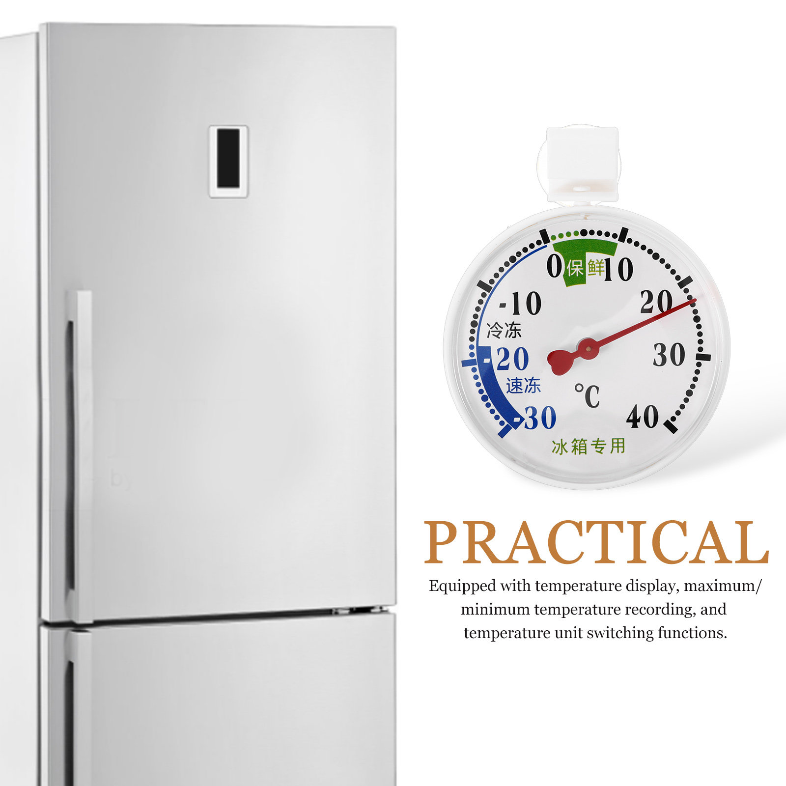 Hoge-lage temperatuurthermomet - Food Storage For Refrigerator recensie en prijs