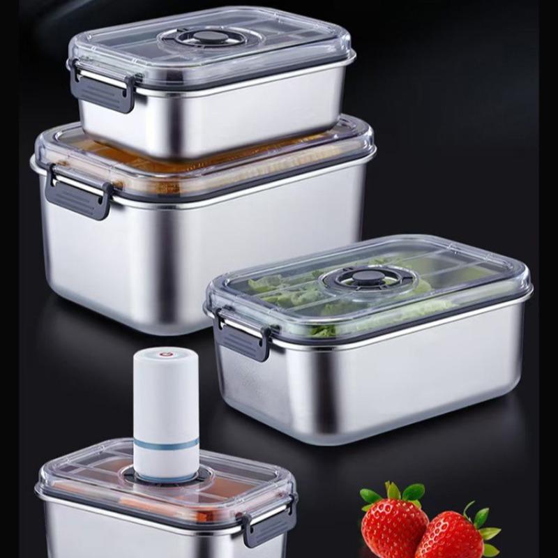 RVS vacuüm voedselcontainer, l - Food Storage Vacuum Containers recensie en prijs