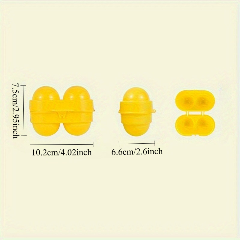 Gele eieropbergdoos, eierhoude - Food Storage Yellow recensie en prijs