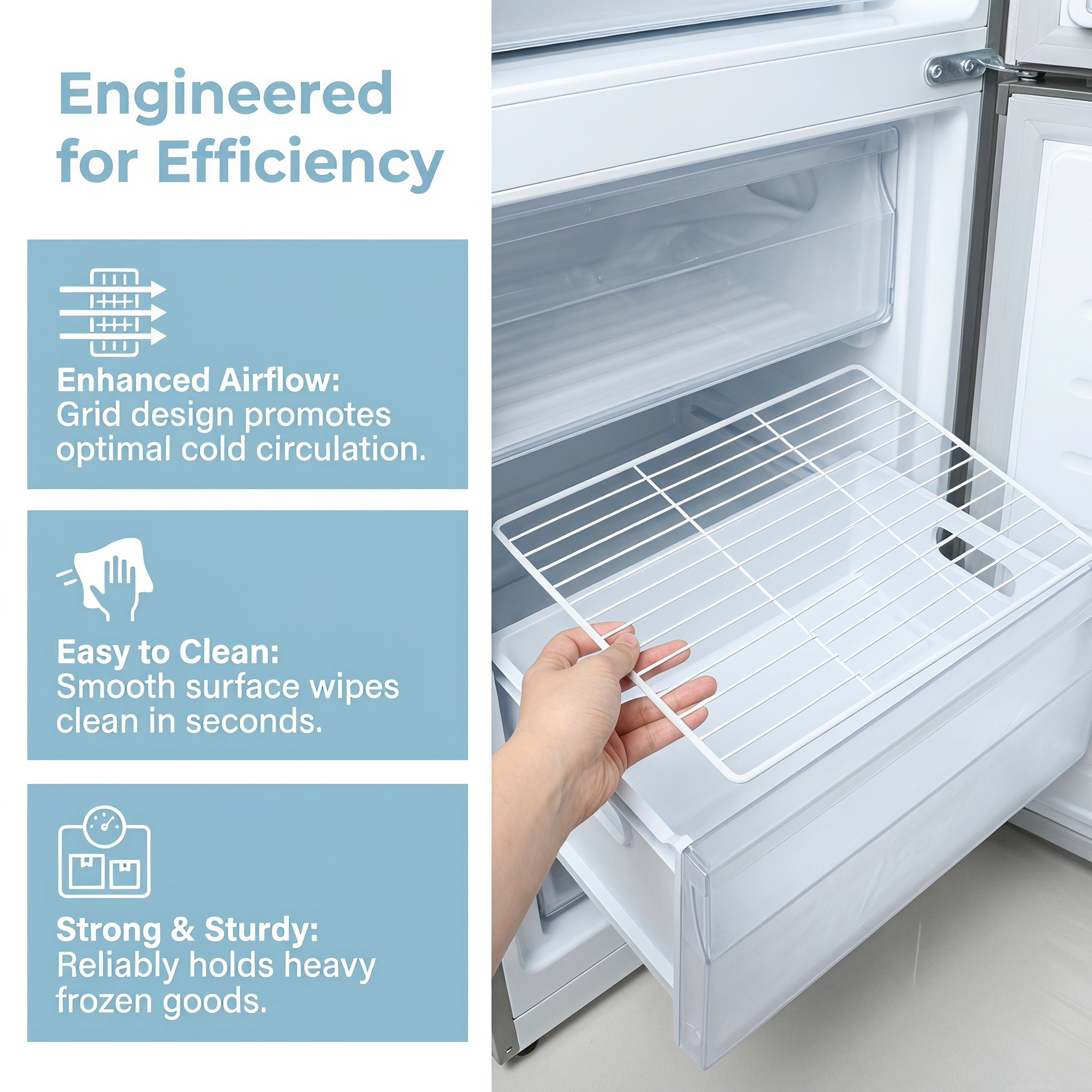 Metalen draadplankverdelers vo - Food Storage For Refrigerator recensie en prijs