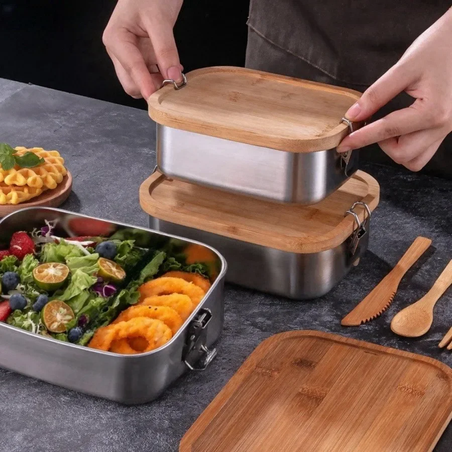 Nieuwe 304 roestvrijstalen lun - Food Storage With Colander recensie en prijs