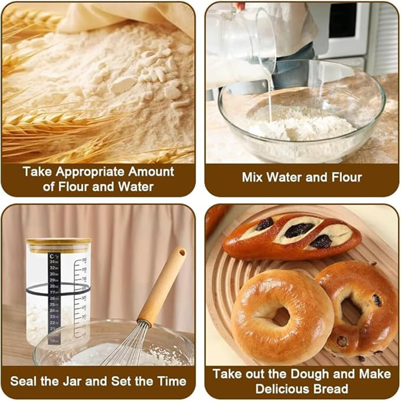 Zuurdesem Starter Jar Kit Zuur - Food Storage Glass Containers recensie en prijs