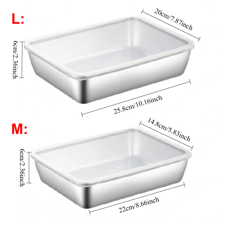 1-3 stuks roestvrijstalen voed - Food Storage For Pantry recensie en prijs