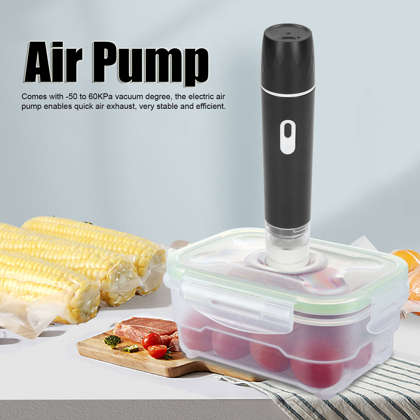 Elektrische luchtpomp Handheld - Food Storage Vacuum Pump recensie en prijs