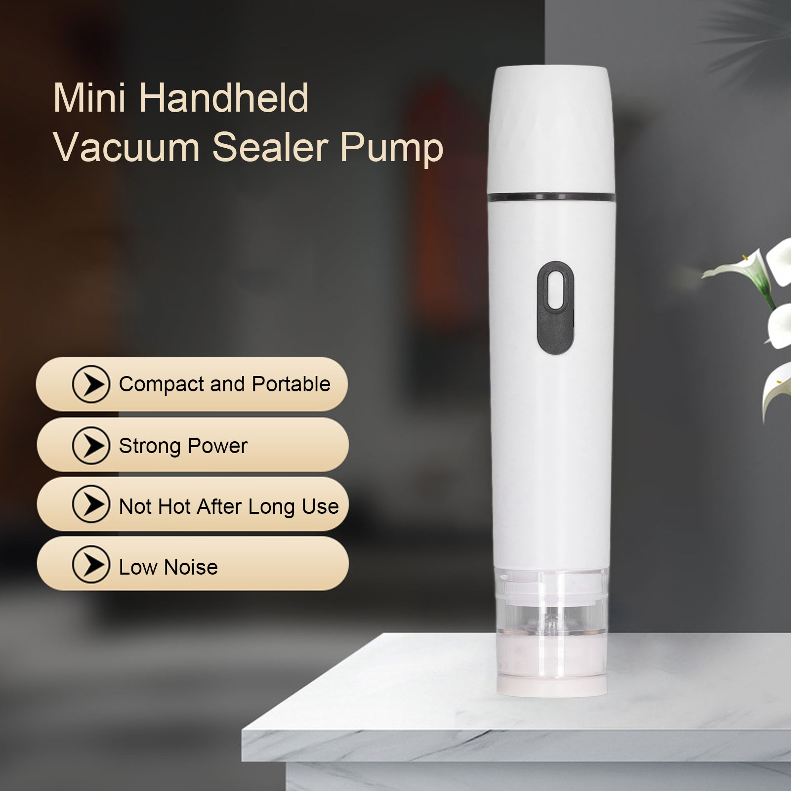 Elektrische luchtpomp Handheld - Food Storage Vacuum Pump recensie en prijs