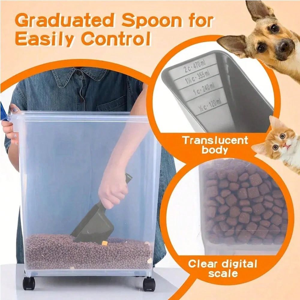 Voedselopslagcontainer, 30 lbs - Food Storage Stackable Containers recensie en prijs