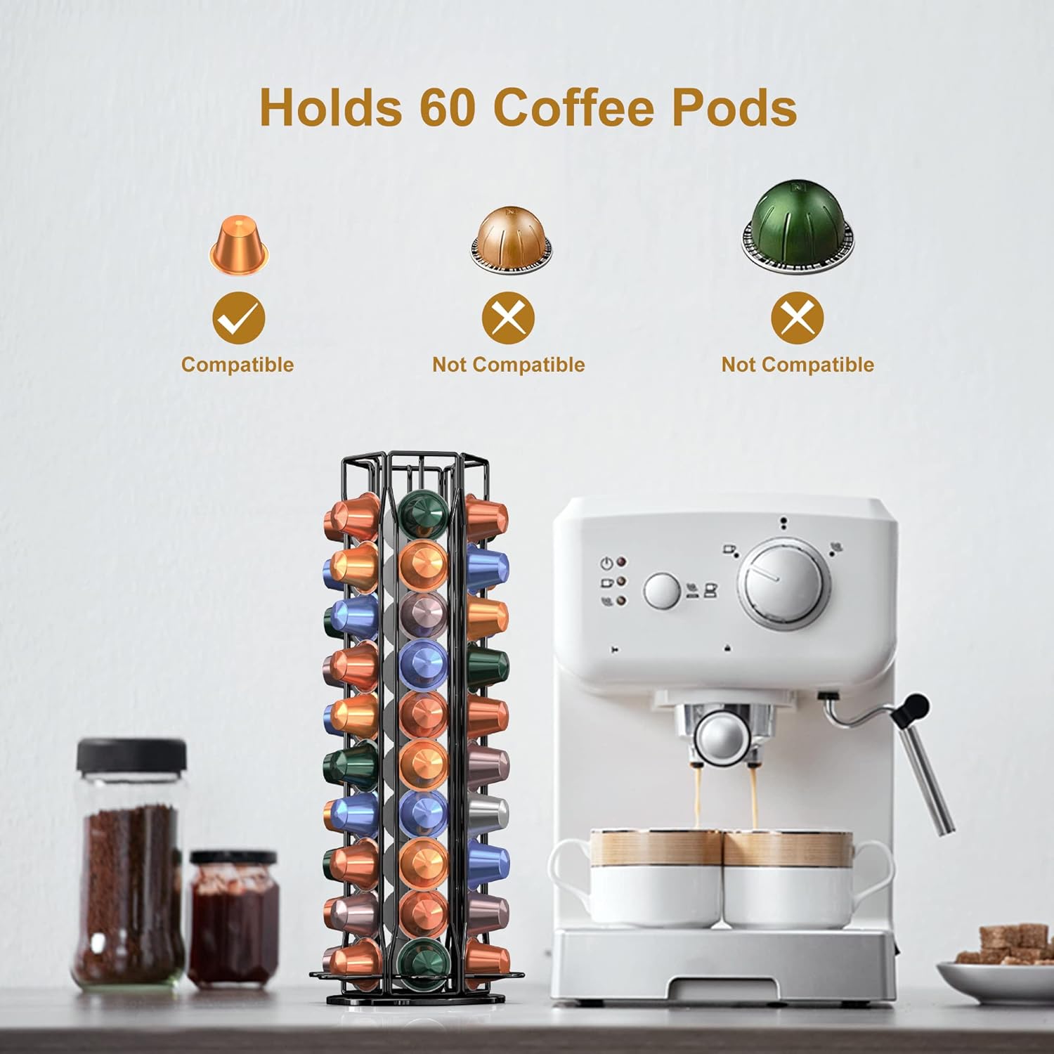 Koffiepodhouder voor Nespresso - Food Storage Xl recensie en prijs