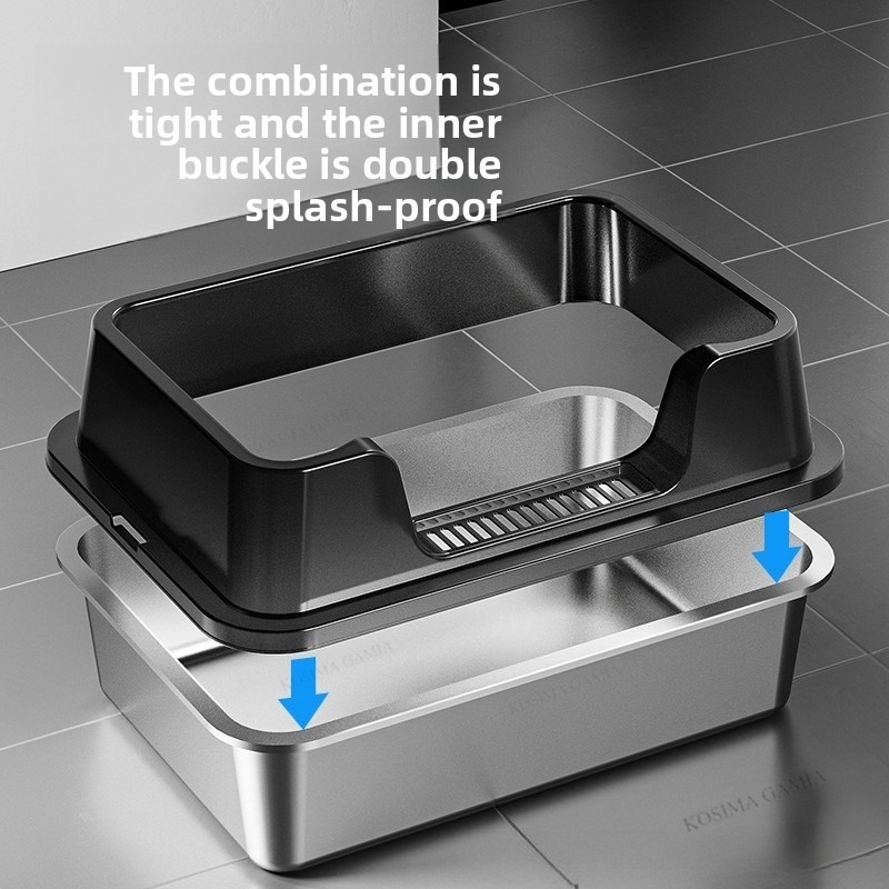 XL RVS Kattenbak Metalen Katte - Food Storage Xl recensie en prijs