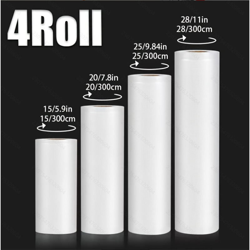 4 stuks vacuümsealzakken: 4 ro - Food Storage Xl recensie en prijs