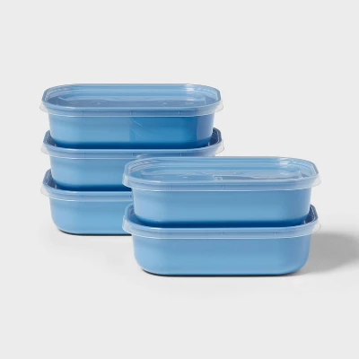 2026 Nieuwe Blauwe Enkelvoudig - Food Storage Stackable Containers recensie en prijs