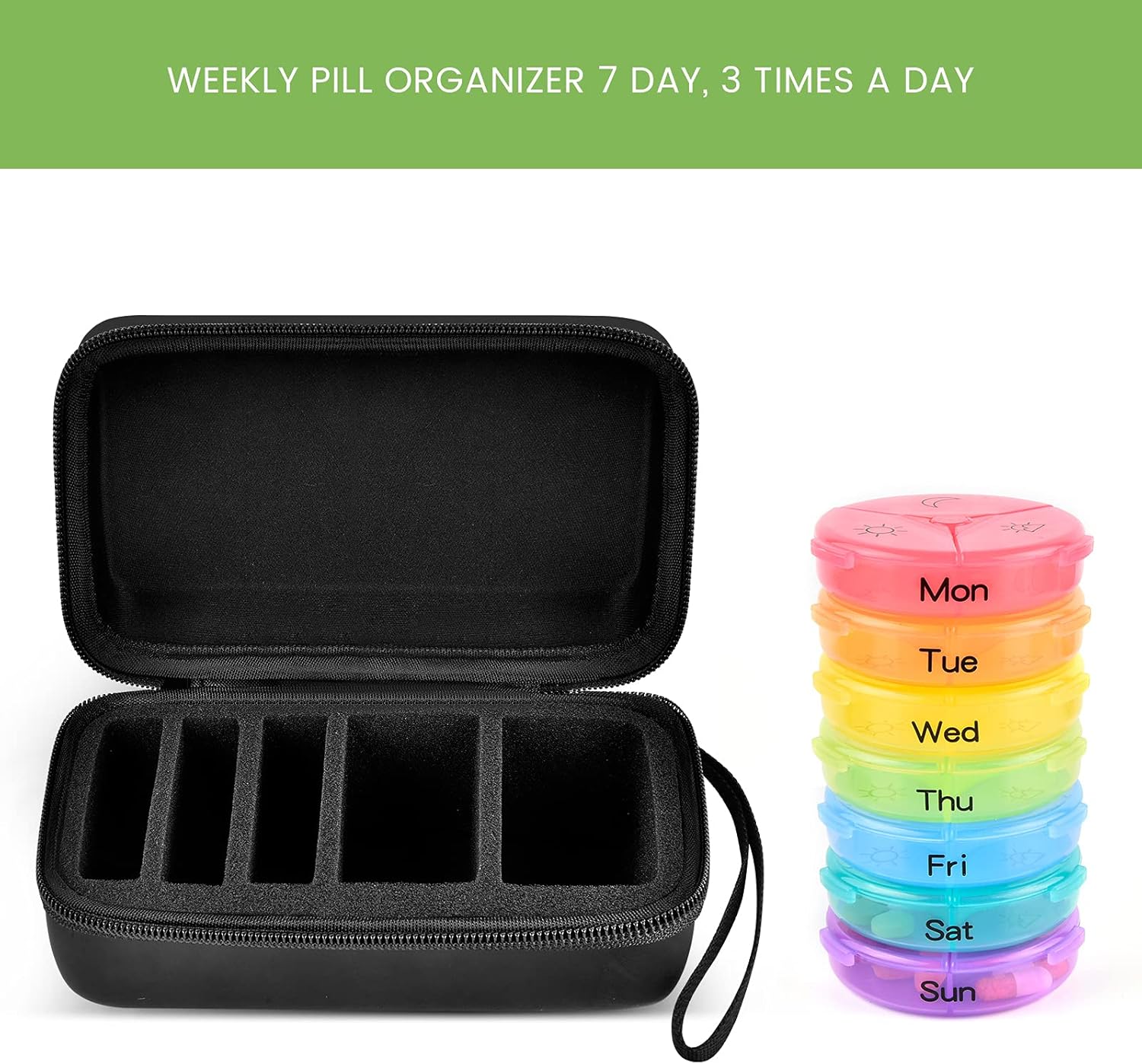 Wekelijkse pillenorganizer 3 k - Xxl Food Storage Container recensie en prijs