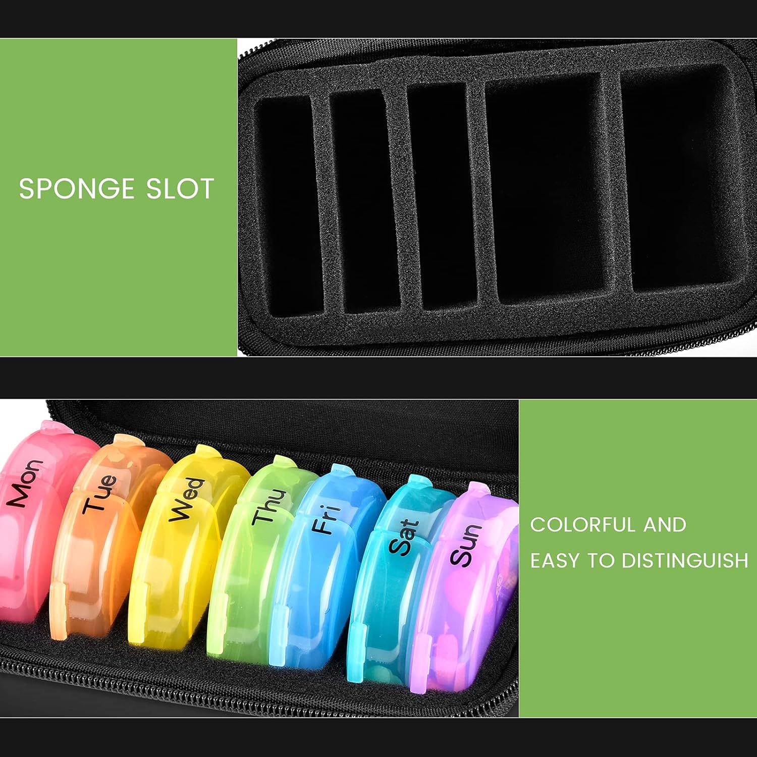 Wekelijkse pillenorganizer 3 k - Xxl Food Storage Container recensie en prijs