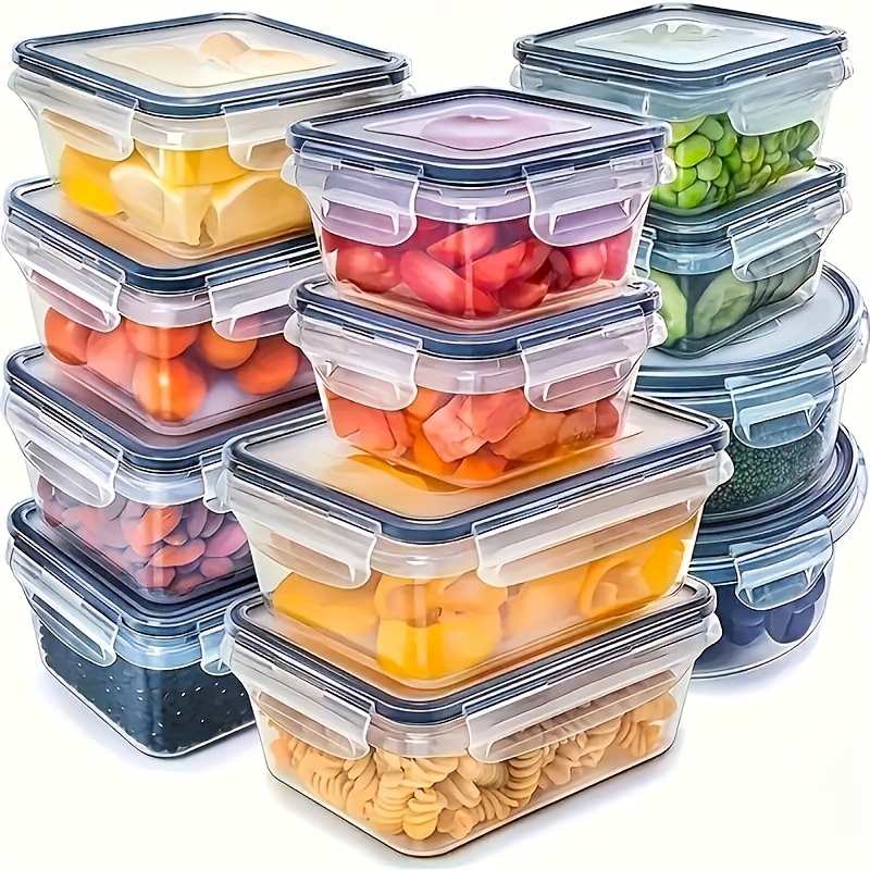 8-delige set inclusief 4 conta - Food Storage Freezer Containers recensie en prijs