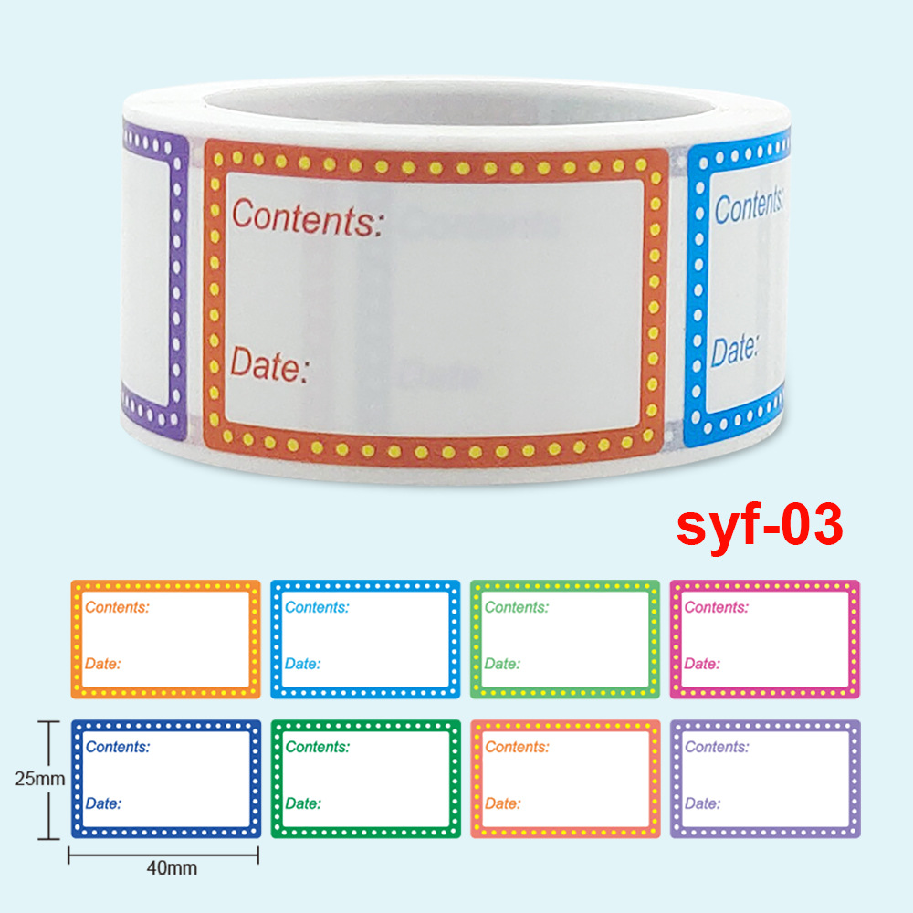 Veilige datum Voedselcatalogus - Food Storage Labels recensie en prijs