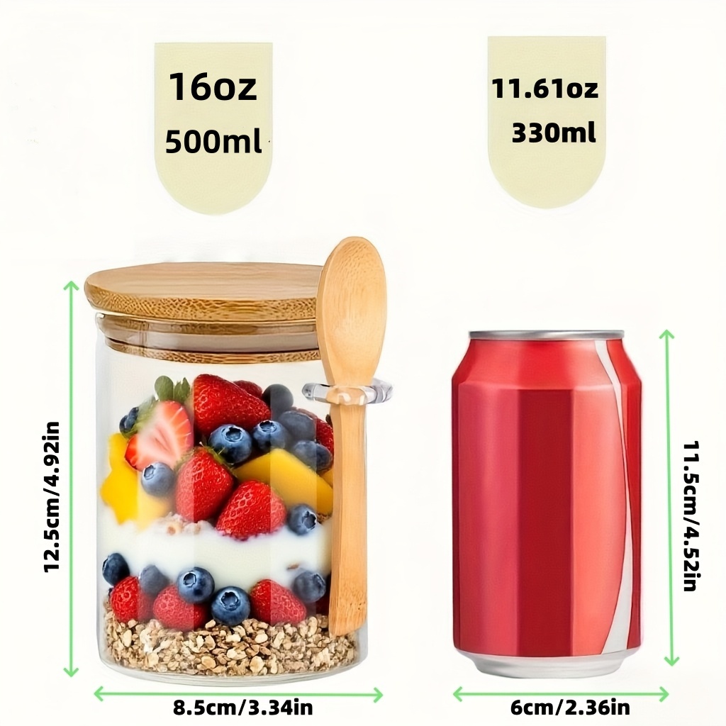 1/2/4/8-delige havermoutglazen - Food Storage Glass Containers recensie en prijs