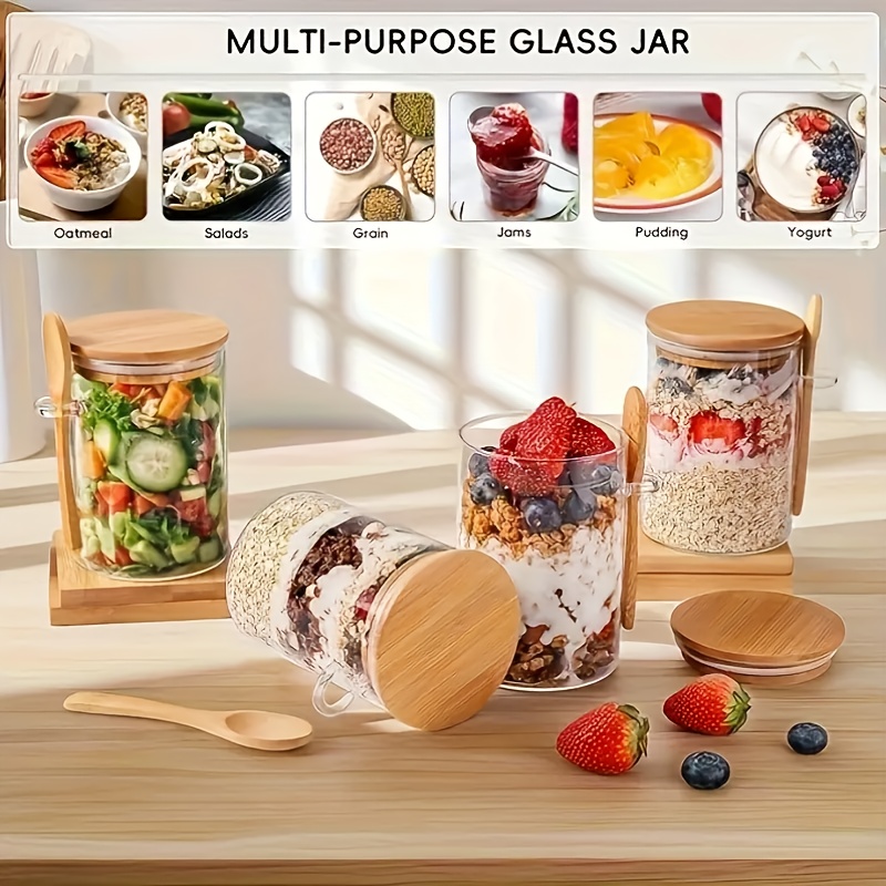 1/2/4/8-delige havermoutglazen - Food Storage Glass Containers recensie en prijs