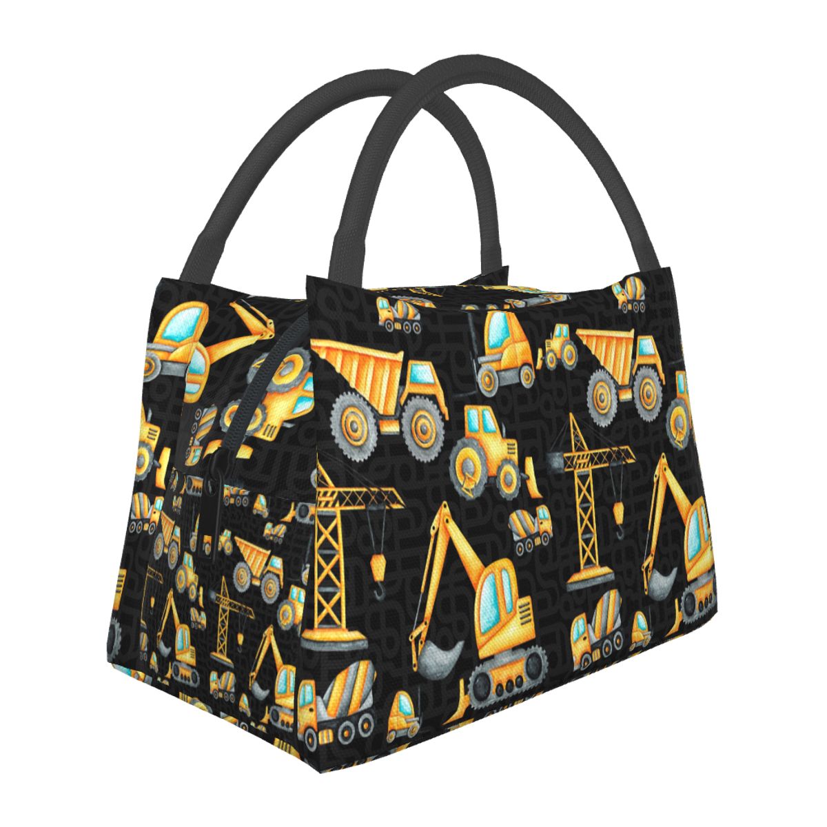 Gele bouwtrucks geïsoleerde lu - Food Storage Yellow recensie en prijs