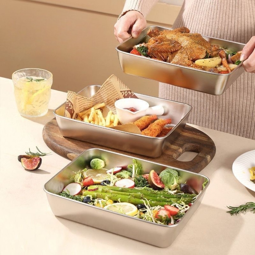 Serveerschaal van roestvrij st - Food Storage With Colander recensie en prijs