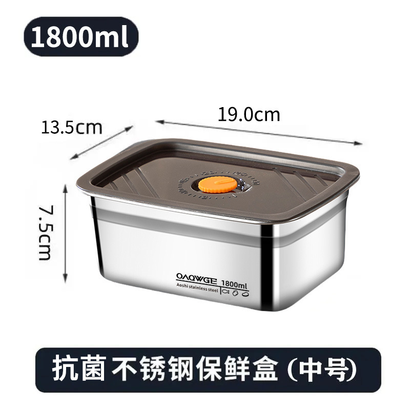 1/4 Stuks Roestvrijstalen Lunc - Food Storage Freezer Containers recensie en prijs