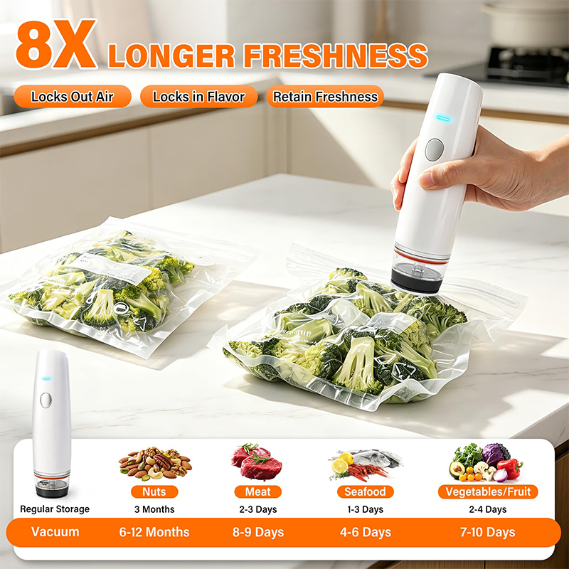 Oplaadbare handzame vacuüm sea - Food Storage Vacuum Pump recensie en prijs