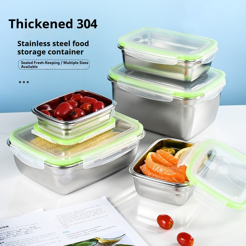 Lunchbox-set van 304 roestvrij - Food Storage Stackable Containers recensie en prijs