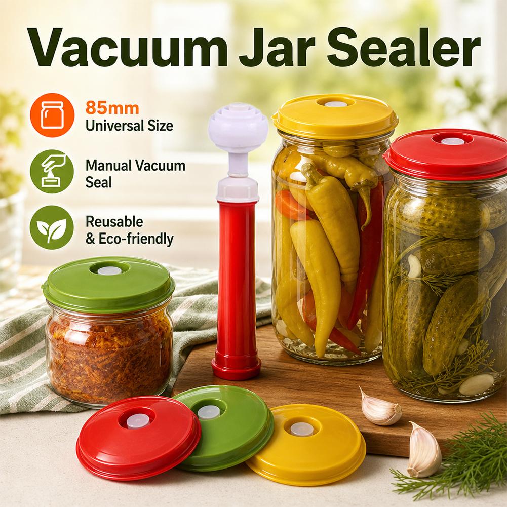 Vacuümsealdeksels voor potten  - Food Storage Vacuum Pump recensie en prijs