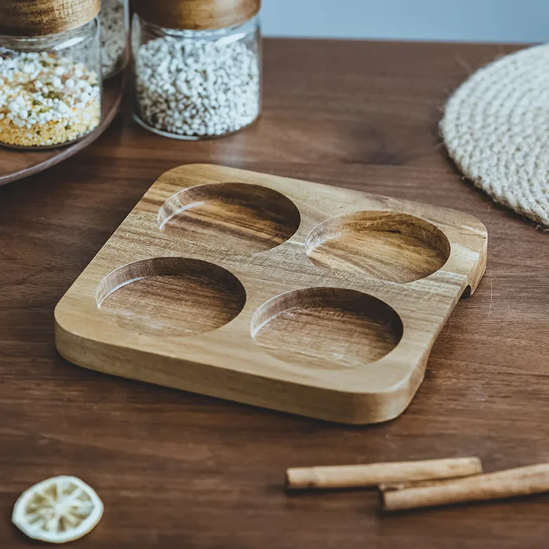 Houten Deksel Orgnizer Glas Lu - Food Storage Glass Containers recensie en prijs