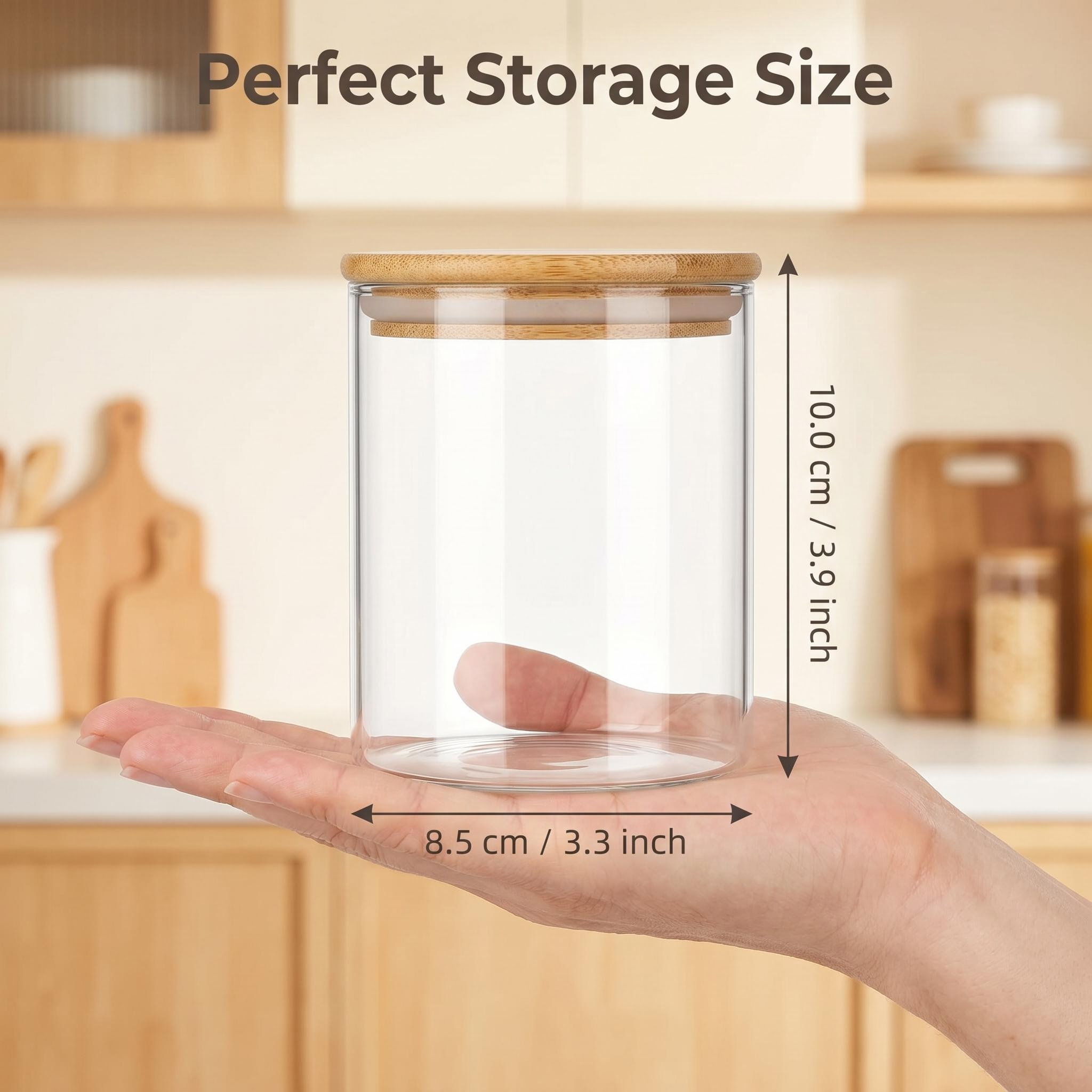 9-delige glazen voorraadpotten - Food Storage Labels recensie en prijs